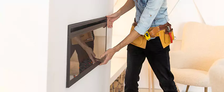 Metal Fireplace Installation in Oshkosh, Wisconsin