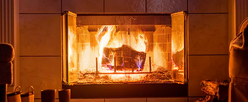 Mendota Hearth Landscape Fireplace Installation in Oshkosh, Wisconsin