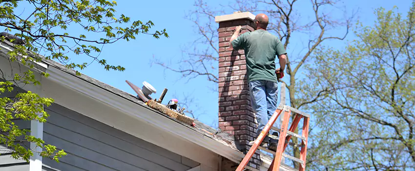 Vinyl and PVC Chimney Flashing Installation in Oshkosh, WI