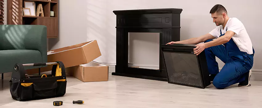 Old Rusted Metal Fireplace Repair And Replacement in Oshkosh, WI